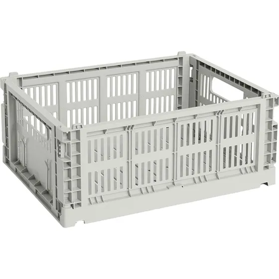 HAY Colour Crate Medium Opbevaringskasse, Grå