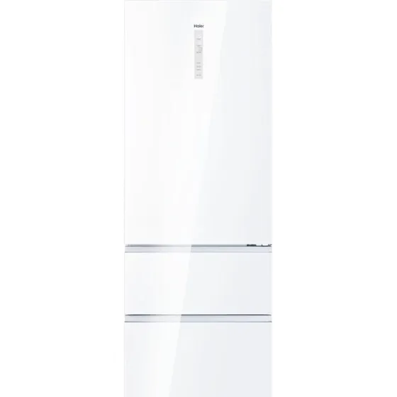Haier HTW7720DNGW 3D 70 Serie Kølefryseskab - 483 L, Platin