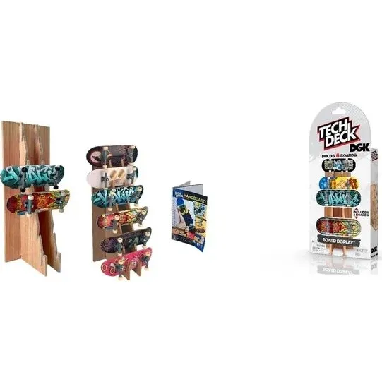 Tech Deck fingerskateboard display med 3 stk. 96 mm boards