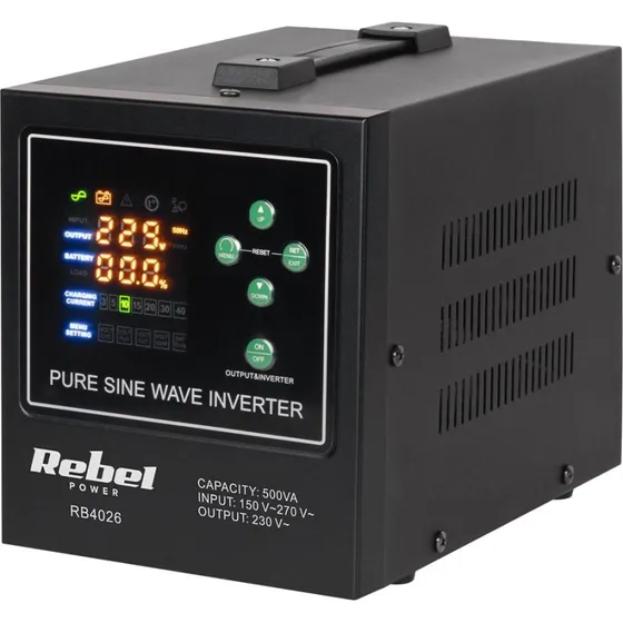 Rebel POWER-500-LFP4 Nødstrømsforsyning 500 VA/300 W