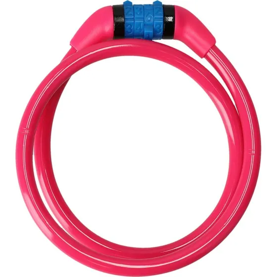 Crazy Safety Cykellås med Kode - 65cm - Pink