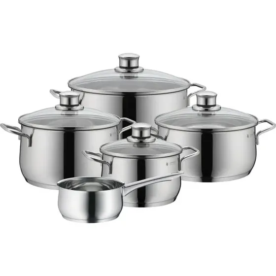 WMF Diadem Plus 9-dele grydesæt, Cromargan® 18/10, induktion