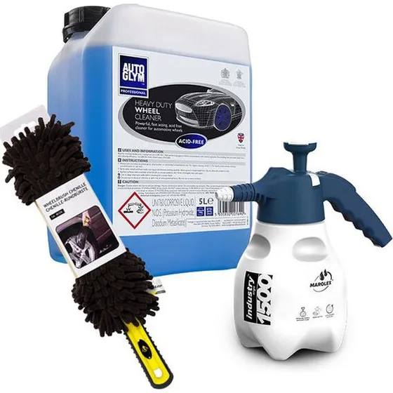 Autoglym Deluxe Fælgepleje Kit med 5L Heavy Duty fælgrens