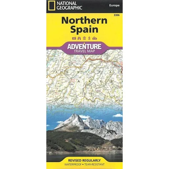 National Geographic Northern Spain Adventure Map
