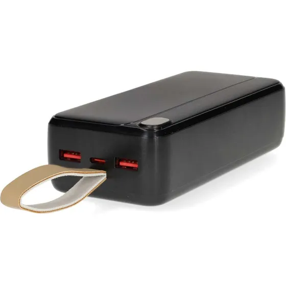 Nedis Fast Charge Powerbank 30000 mAh 20W USB-C/2xUSB-A Sort