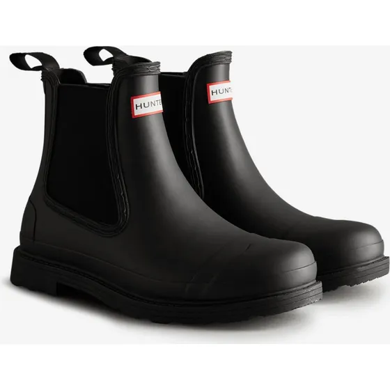 Hunter Commando Chelsea Herre Støvler - Sort