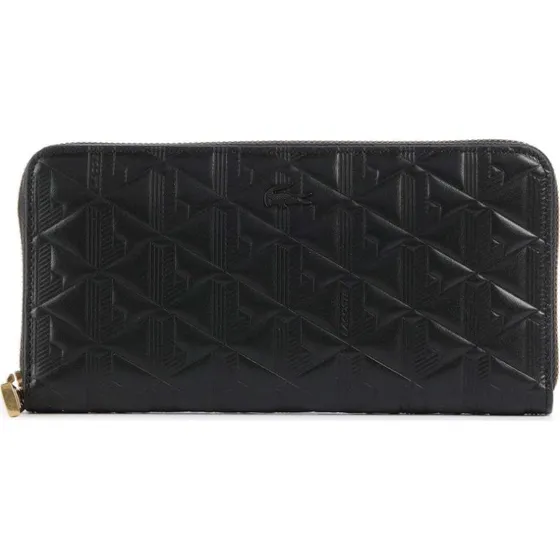 Lacoste Zip Wallet L Noir (sort)