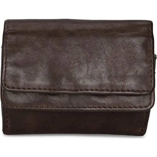 Pia Ries Washed Pung 051 - Brun (8 x 10 x 1,5 cm)