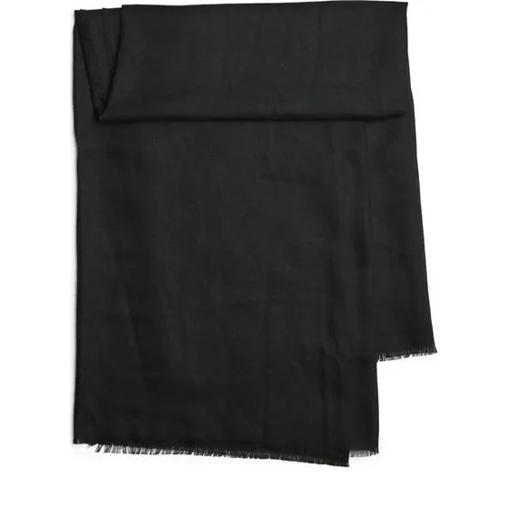 Pieces Hailey Tørklæde - Sort, genanv. polyester