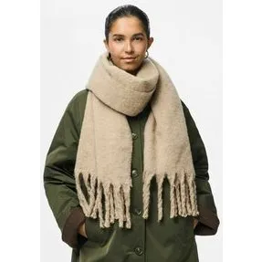 Pieces PCNIKITA Long Halstørklæde – Silver Mink