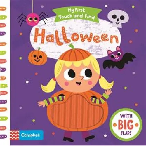 Campbell Books Halloween - Touch-and-feel bog til småbørn