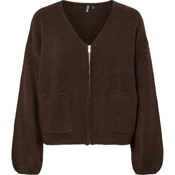 PIECES Cardigan PCJUNNA - Hot Fudge
