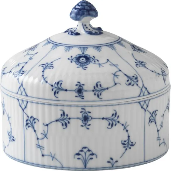 Royal Copenhagen Musselmalet Riflet Bonbonniere 54 cl