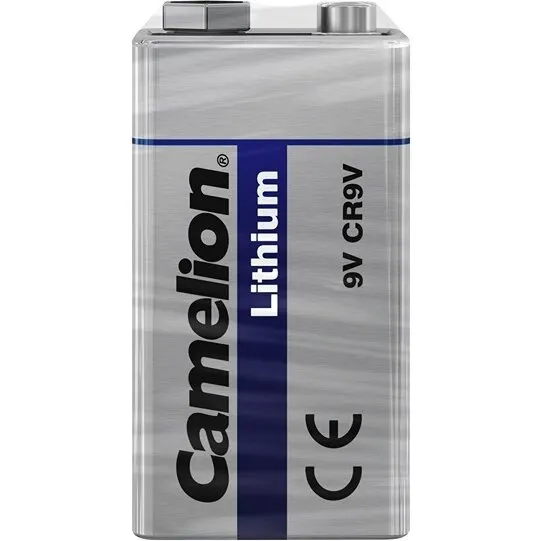 Camelion Lithium 9V batteri til røgalarmer