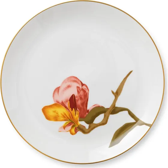 Royal Copenhagen Flora tallerken 27 cm, Magnolia
