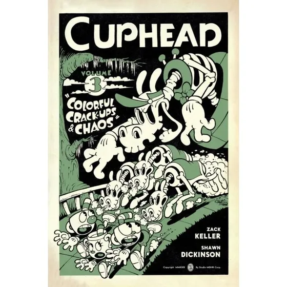 Cuphead Volume 3: Colorful Crack-ups & Chaos Graphic Novel