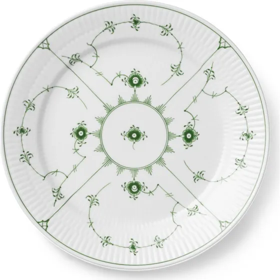 Royal Copenhagen Grøn Mussel 25 cm tallerken