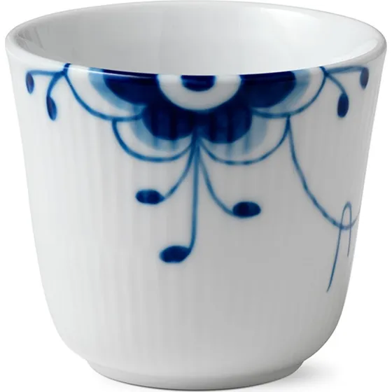 Royal Copenhagen Blå Mega Riflet termokopper 26 cl, 2 stk