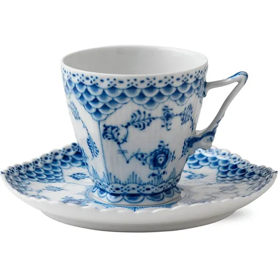 Royal Copenhagen Musselmalet Helblond 1035 Kaffekop 14 cl (2 stk)