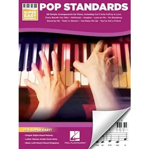 Hal Leonard Pop Standards - Super Easy Songbook til begyndere