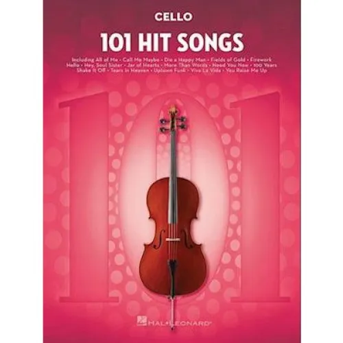 Hal Leonard 101 Hit Songs for Cello - Noder til alle niveauer