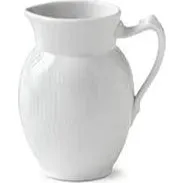 Royal Copenhagen Mælkekande Hvid Riflet 38 cl