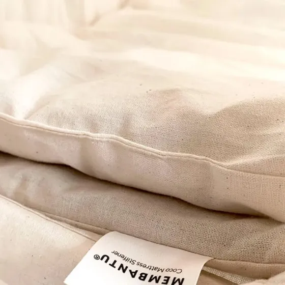 Afstivningsmadras til slyngevugge i kokos - økologisk betræk