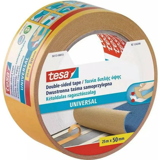 Tesa Universal Dobbeltklæbende Tape 50 mm x 10 m