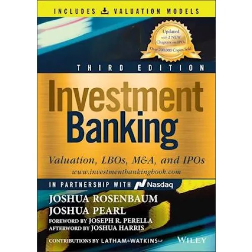 Investment Banking - Joshua Pearl & Joshua Rosenbaum (Bog)
