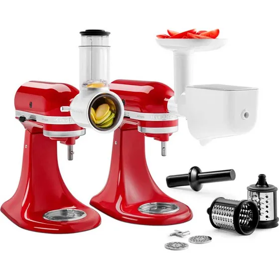 KitchenAid 3-i-1 food chopper tilbehørssæt (riveskive, kødhakker, kværn)