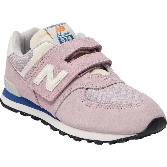 New Balance 574 Kids Hook & Loop Navy/Blast Red 28