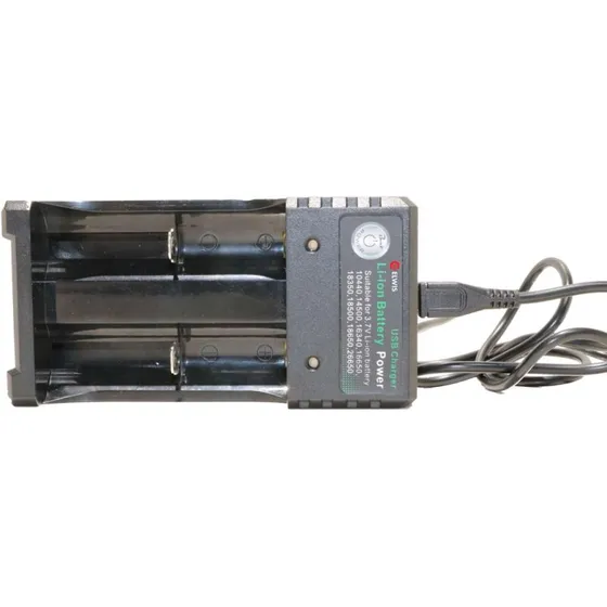 ELWIS Batterioplader til 18650 (inkl. USB) – passer C600/C610