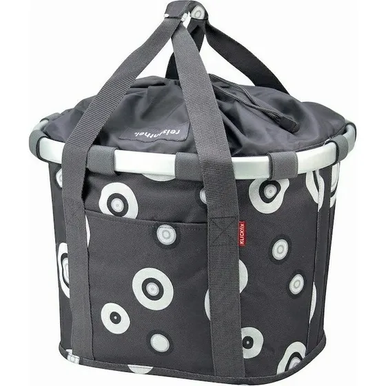 Klickfix Bikebasket Bobler Grå 15 L