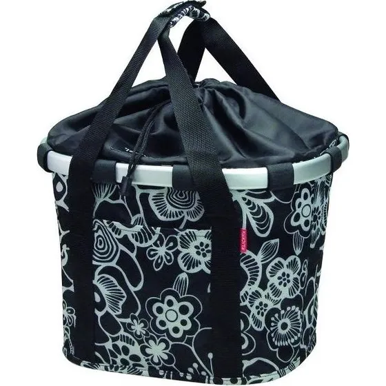Klickfix Reisenthel Fleur cykelkurv 15 L, sort