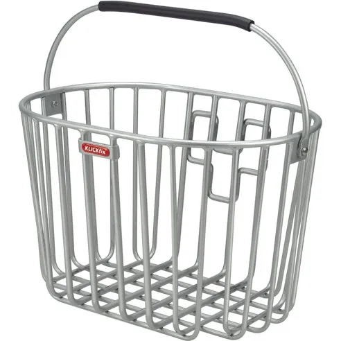 Klickfix Alumino frontkurv alu Sølv 16L