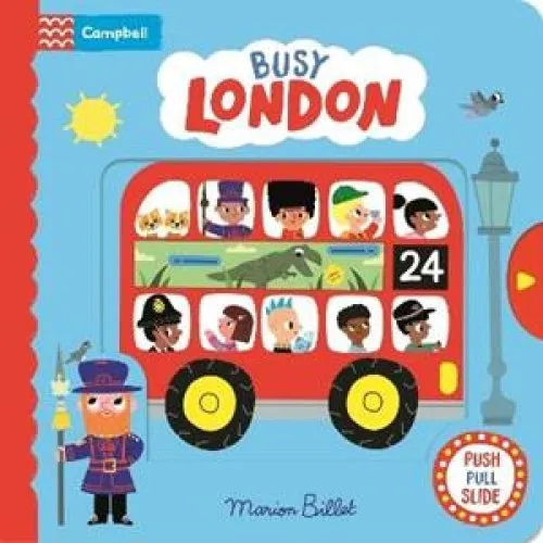 Marion Billet Busy London - Interaktivt board book