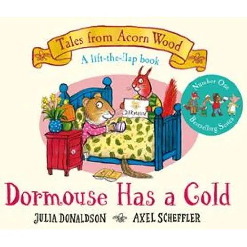 Julia Donaldson: Dormouse Has a Cold - Børnebog med flaps