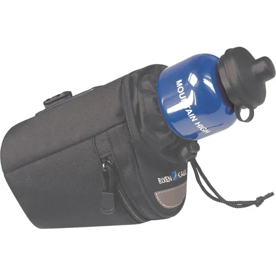 Klickfix sadeltaske med klikbeslag og plads til flaske