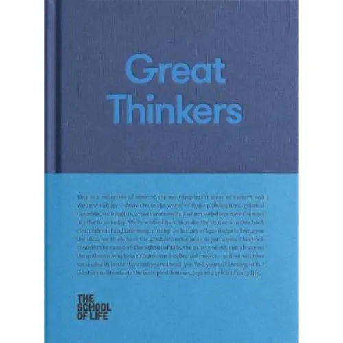 The School of Life: Great Thinkers - Bog