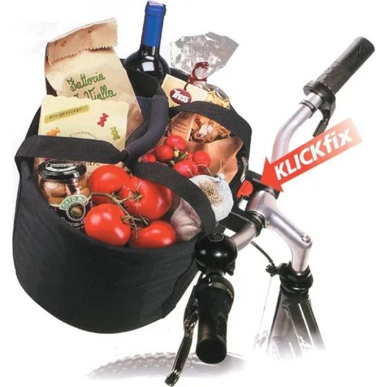 Klickfix Shopper Comfort Mini 13L styrtaske med regnslag