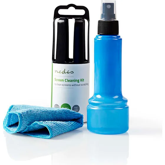 Nedis Skærmrens kit 150 ml med mikrofiberklud