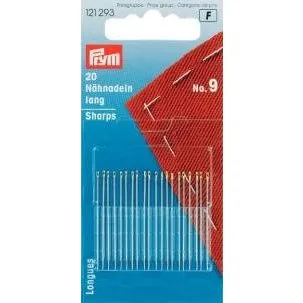 Prym Synåle ST 9 0,60x34 mm, sølvfarvede - 20 stk