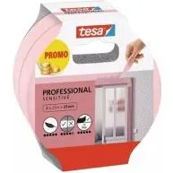 Tesa Professional Sensitive malertape 50 m x 25 mm, pink, 2 stk