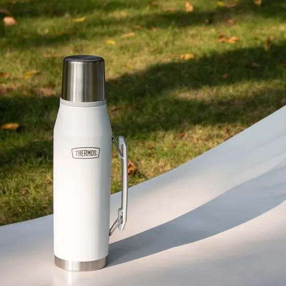 Thermos Termoflaske 1,3 L mat hvid