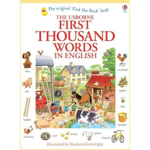 First Thousand Words in English - Heather Amery - Bog
