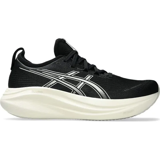 ASICS GEL‑Nimbus 27 Herre – Black/Lake Grey (2E bred)