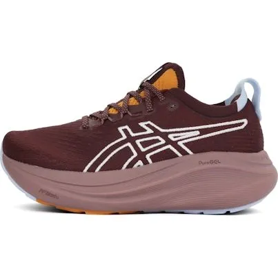 Asics Gel-Nimbus 27 TR Løbesko Dame Nature Bathing/Dark Red