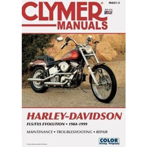 Harley-Davidson FLS-FXS Evolution & Softail Service Manual (1984-1999)