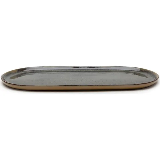 Serax Surface Tapastallerken Indi Grey 17x35,5 cm