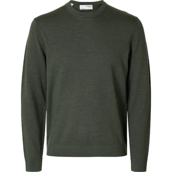 SELECTED SLHTray Pullover i melange merino-strik